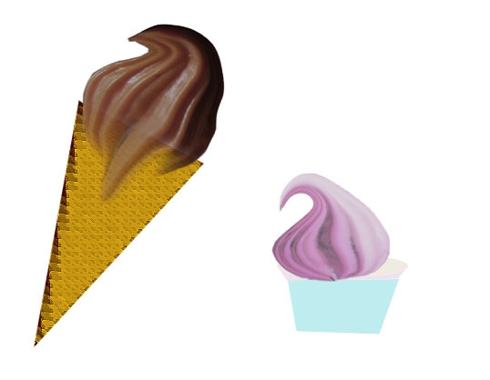 Creation of chocolates and flowers: Step 3